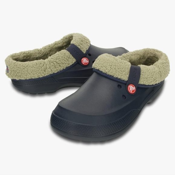 CROCS Shoes - Crocs Unisex Classic Blitzen II Clogs Fuzz Lined